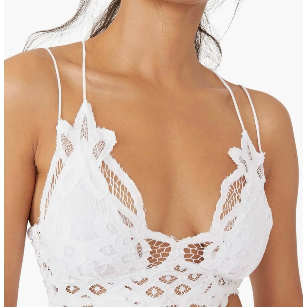 Free people Adelle longline bralette size m